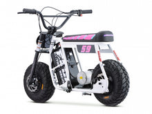 Load image into Gallery viewer, Dragster White Electric Mini Bike