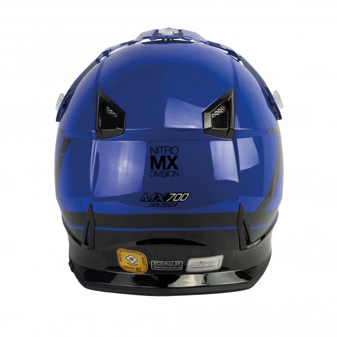 HELMET MX700 BLACK BLUE GLOSS XS - 54