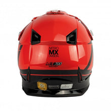 Load image into Gallery viewer, HELMET MX700 BLACK RED GLOSS S - 56 from Yorkshire All Terrain Vehicle Ltd69Yorkshire All Terrain Vehicle Ltd