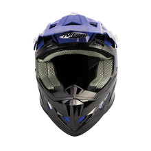 Load image into Gallery viewer, HELMET MX700 JUNIOR BLACK BLUE GLOSS M - 48 from Yorkshire All Terrain Vehicle Ltd69Yorkshire All Terrain Vehicle Ltd