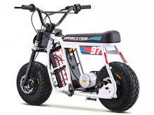 Load image into Gallery viewer, Dragster White Electric Mini Bike
