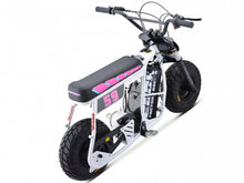 Load image into Gallery viewer, Dragster White Electric Mini Bike

