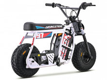 Load image into Gallery viewer, Dragster White Electric Mini Bike
