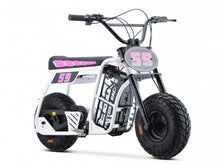 Load image into Gallery viewer, Dragster White Electric Mini Bike
