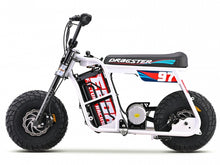 Load image into Gallery viewer, Dragster White Electric Mini Bike
