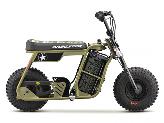 Dragster Khaki Electric Mini Bike