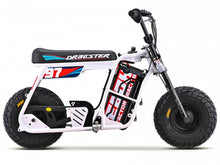 Load image into Gallery viewer, Dragster White Electric Mini Bike
