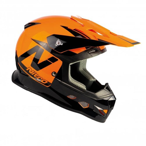 HELMET MX700 JUNIOR BLACK ORANGE GLOSS L - 50  from Yorkshire All Terrain Vehicle Ltd69Yorkshire All Terrain Vehicle Ltd