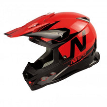 Load image into Gallery viewer, HELMET MX700 JUNIOR BLACK RED GLOSS M - 48

